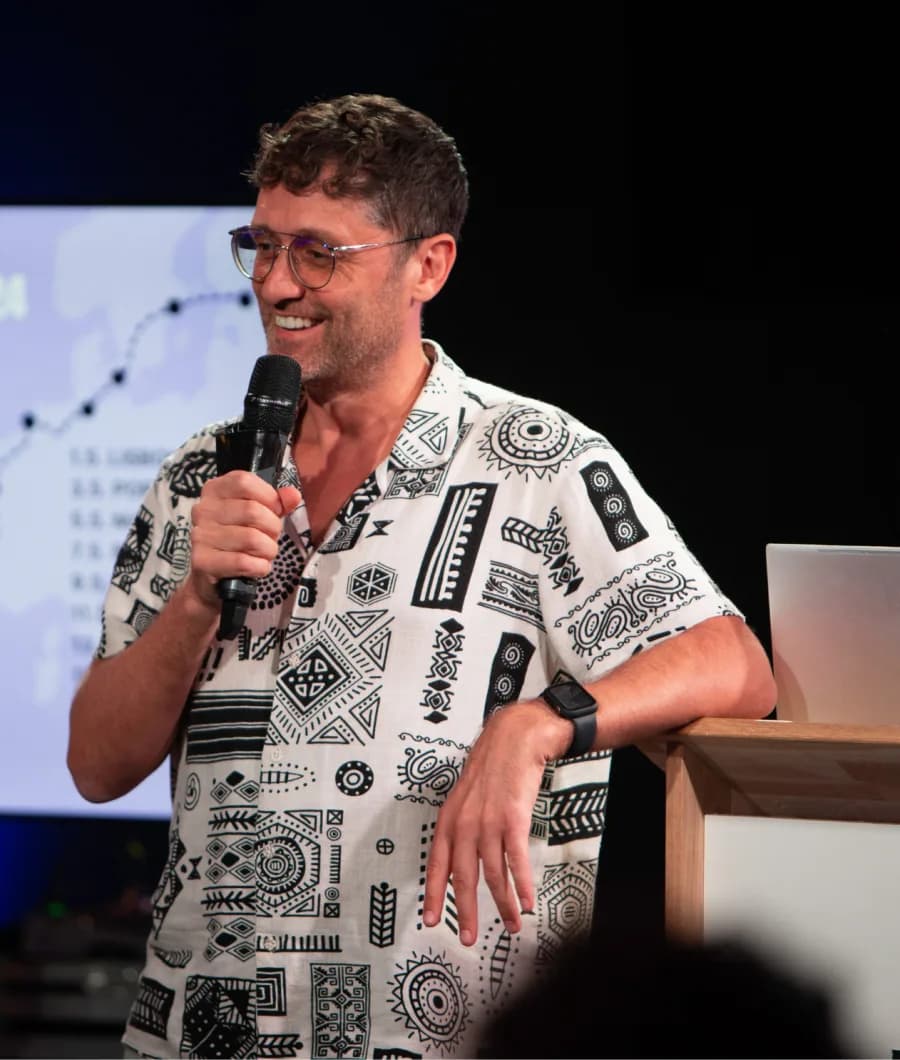 Seth Ward running a Squidgy workshop